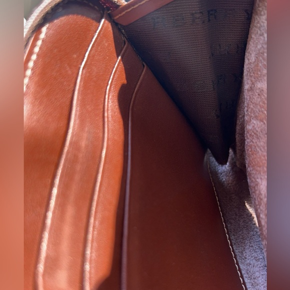 π₯ποΈπ« BURBERRY Beige/Brown Haymarket Check Coated Canvas Zip Around Walletπ₯π₯ - Picture 14 of 16